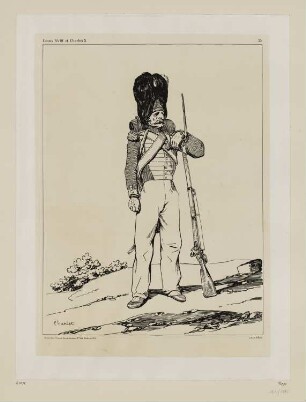 Louis XVIII et Charles X, Blatt 33 der Folge "Federzeichnungen"