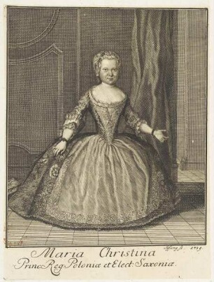 Bildnis der Maria Christina von Sachsen