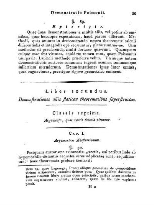 [Sectio secunda. Demonstrationes analyticae.]