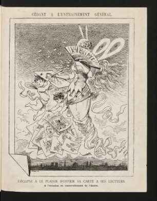L'Éclipse a le plaisir d'offrir sa carte a ses lecteurs