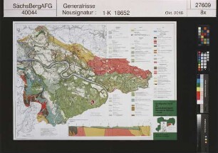 Geologische Karte der Nationalparkregion Sächsische Schweiz