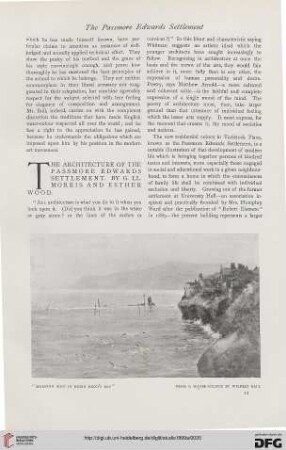 16: The architecture of the Passmore Edwards settlement