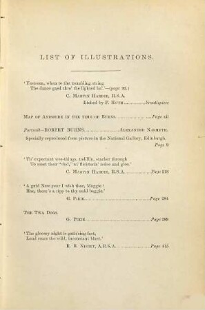 The Life and Works of Robert Burns Edited by Robert Chambers : Revised by William Wallace. In 4 volumes, 1