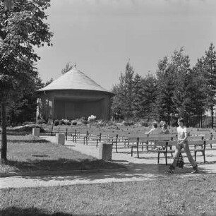 Johanngeorgenstadt, Musikpavillon : Musikpavillion auf dem Platz des Bergmannes