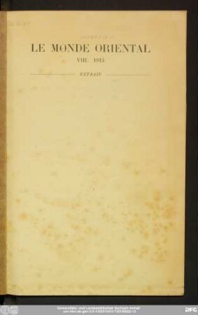 Das Kitāb el-muḏakkar wa ʾl-muʾannaṯ des Ibn Ǧinnī