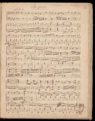 Pièce facile für Orgel