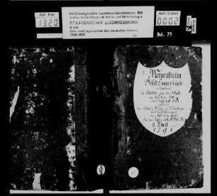 Trapponei Mergentheim: Lagerbuch zu Mergentheim, II. Band