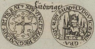 Bildnis von Lvdovicvs Pivs, Kaiser des Römisch-Deutschen Reiches