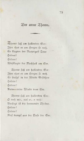 Der arme Thoms.