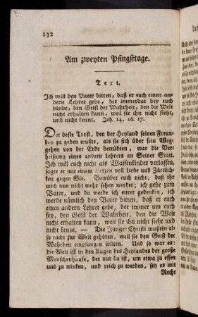 132-140, 15. Am zweyten Pfingsttage