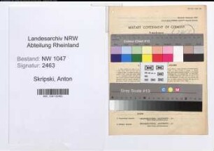 Entnazifizierung Anton Skripski , geb. 10.10.1900 (Beamter)