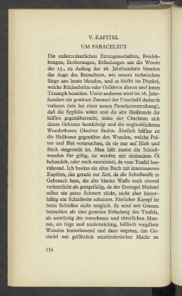 V. Kapitel Um Paracelsus