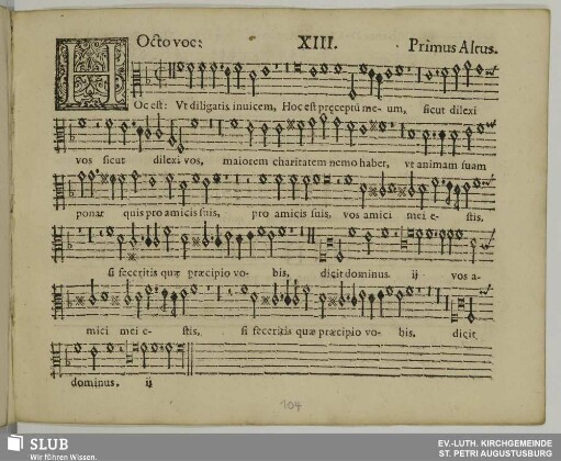 XIII. Hoc est praeceptum meum