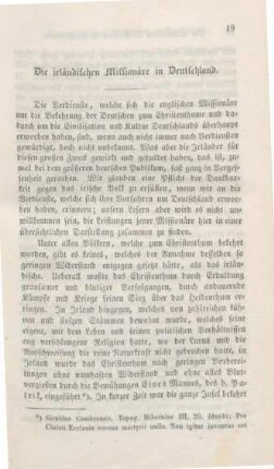 19-56 Die irländischen Missionare in Deutschland