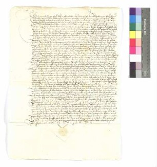 Lamprecht Bongenstock, reisiger Knecht und Radschmied; Siegel: Caspar Schenk von Winterstetten.