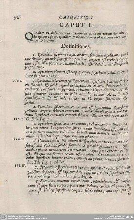 CAPUT I. Definitiones.