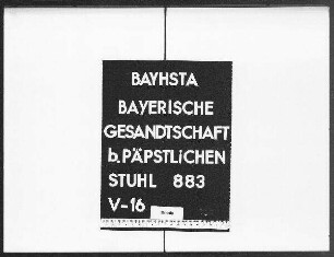 Politischer Schriftwechsel
