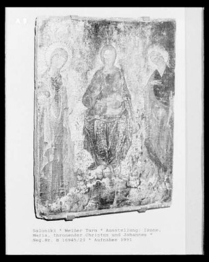 Christus mit Maria und Johannes dem Täufer