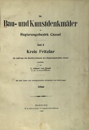 2: Kreis Fritzlar : Atlas