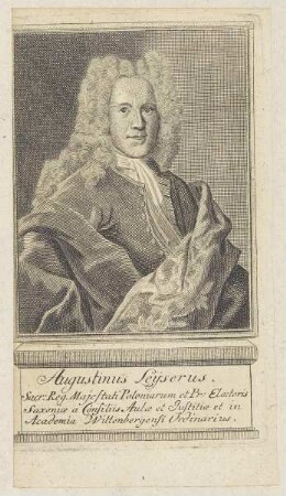 Bildnis des Augustinus Leyserus