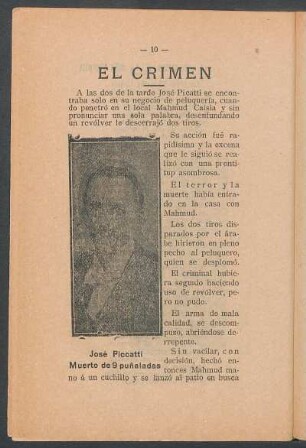 El crimen
