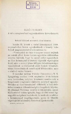 Irataim az emigráczióból : Kossuth Lajos. (Bd. 4. m. d. Tit.:) Kossuth Lajos iratai. 3