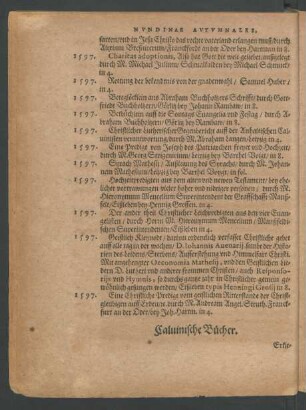 Calvinische Bücher.