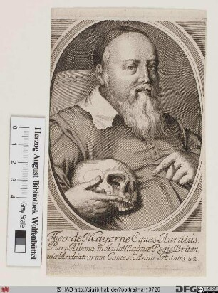 Bildnis Théodore Turquet de Mayerne