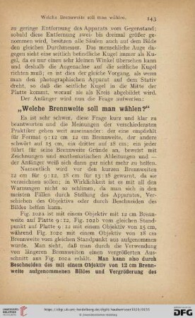 "Welche Brennweite soll man wählen?"