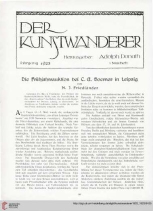 4/5: Die Frühjahrsauktion bei C. G. Boerner in Leipzig