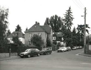 Radebeul, Gutenbergstraße 45. Wohnhaus (um 1935). Ecklage zum Augustusweg