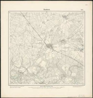 Meßtischblatt 2121 : Baudach, 1896 : Baudach. - Aufn. 1894, hrsg. 1896. - 1:25000. - [Berlin]: Reichsamt für Landesaufnahme, 1896. - 1 Kt.