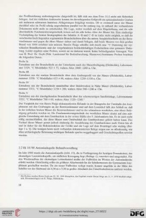 2.2 Hi 18/88 Antoniuskapelle Befundvorstellung