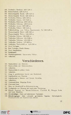 Verschiedenes (Nr. 306-331)