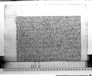 Urkunde über die Abtretung von Wassenberg an Herzog Wilhelm von Jülich. 1494.06.24.