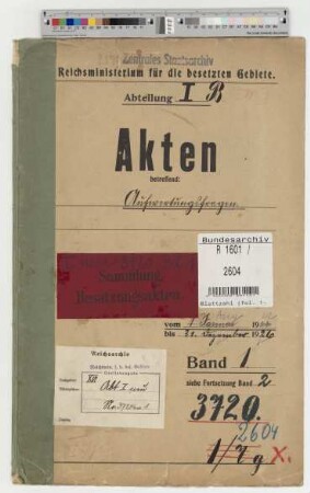 Aufwertungsfragen: Bd. 1