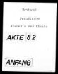 Protokolle der Sitzungen des Akademischen Senats sowie Abschriften der Schreiben des Akademischen Senats an das Kultusministerium 1834