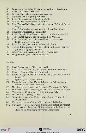 Ostasien (Nr. 132-151)