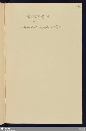 Alphabetisches Register der in diesem Bande verzeichneten Bücher