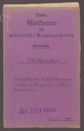Wirtschaftsbeiräte, Wirtschaftsabteilungen, Arbeitsvermittlung für entlassene Heeresangehörige