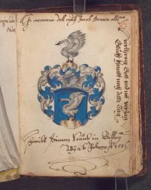 Gouache: Wappen