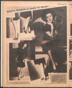 Rosita Moreno en Radio "El Mundo" [Fotografías]