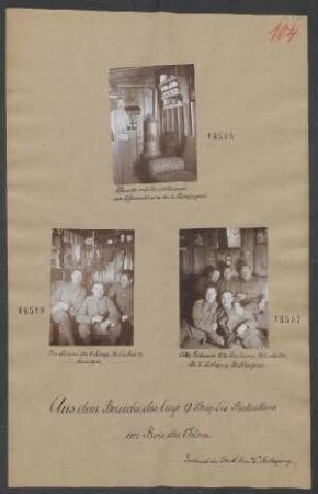 Oberleutnant Frobenius, Oberleutnant Sponheimer, Hauptmann Müller, Leunant W. Rothgang, Leunant Klaußner