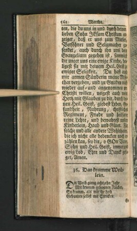 36. Das krumme Weiblein.