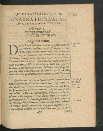 Enaratio Psalmi Quadragesimi Tertii.
