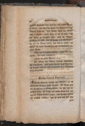 Sechszehntes Capitel