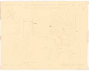 Öffentliche Grünanlage an der Stadthalle und Karl-August-Jung-Platz, Haan: Karl-August-Jung-Platz, Gedenkplatz mit Mahnmal: Grundriss 1:200