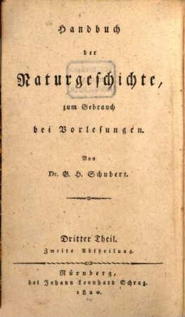 Handbuch der Zoologie. 2