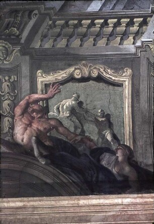 Architekturzone mit den irdischen Heldentaten des Herkules
