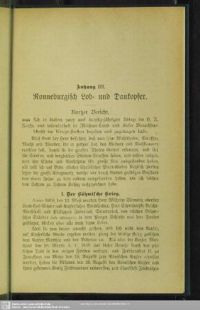 Anhang III. Ronneburgisch Lob- und Dankopfer